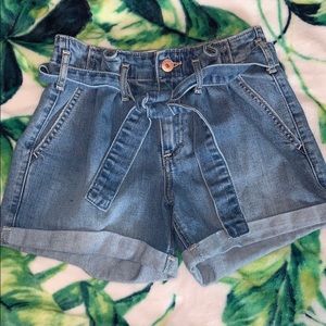 Denim shorts